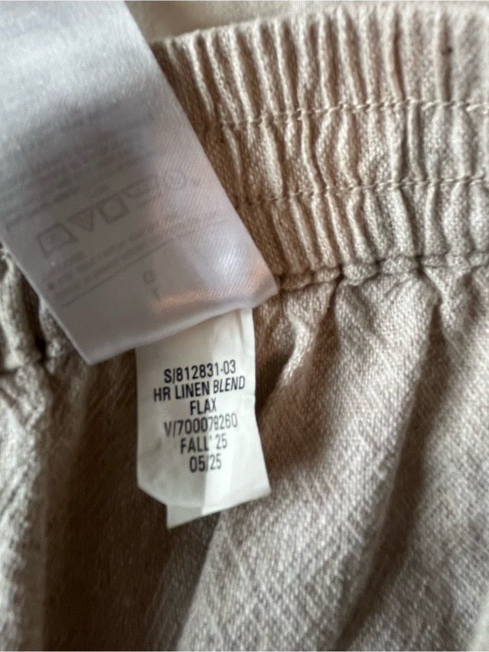 Banana Republic Factory Any Day Flax High-Rise Linen Blend Shorts SZ Large - Picture 12 of 12